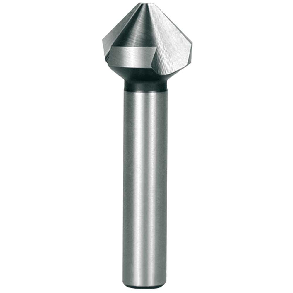 Kegelsenker HSS-G, Blank, DIN335C Winkel 60°, Z3, Zylinderschaft