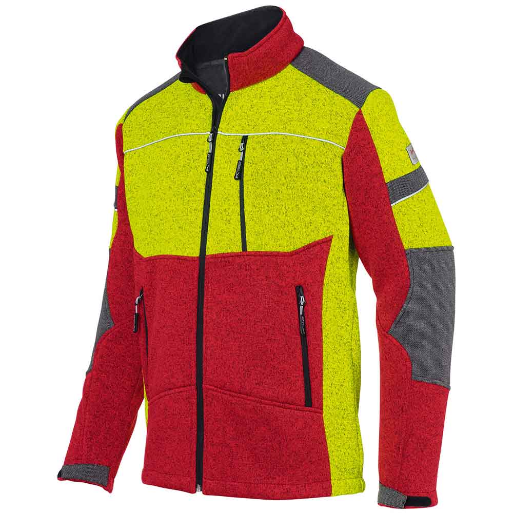 Strickjacke FOREST, melierte Optik,100% PES,ca.300g/m²