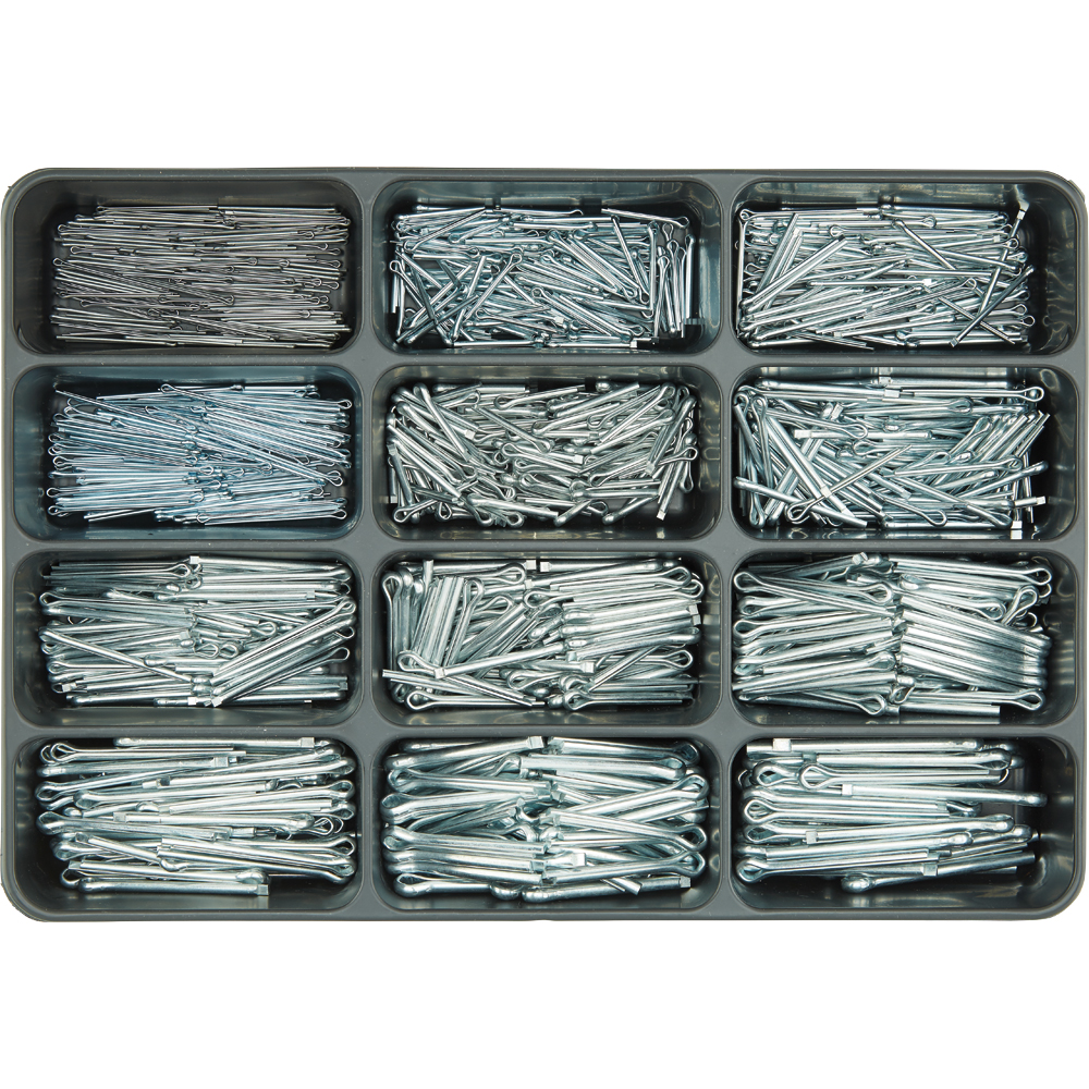 SPIRAL Sortimentkoffer 1.115-teilig Splinten DIN 94 vz. blau A2K