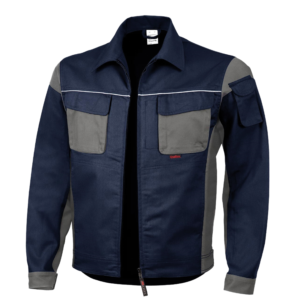 Bundjacke, PRO, 65%PE 35%BW, 245g/m², Farbe: marine/grau, Größe: S