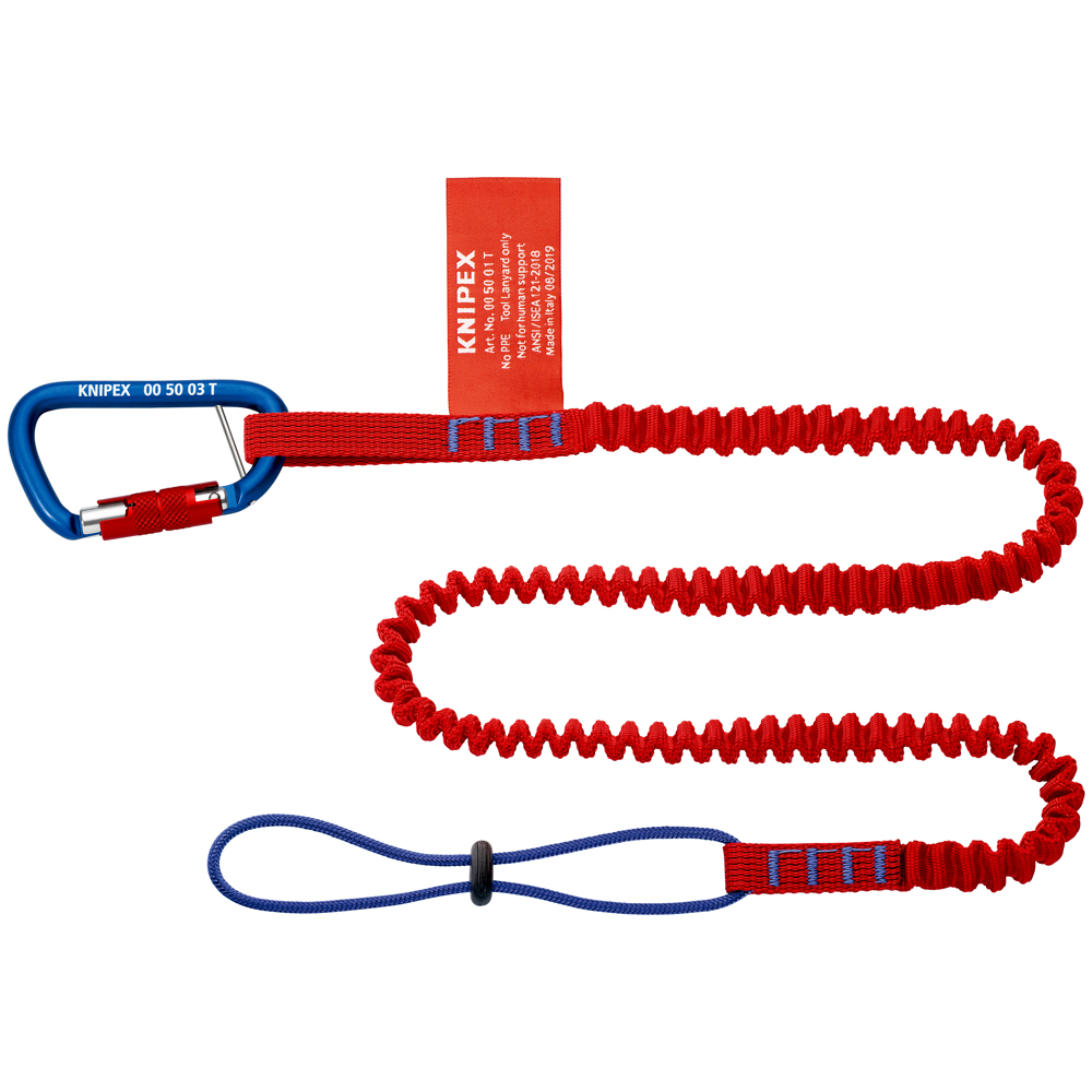 KNIPEX Fangleine mit Mat.-Karabiner