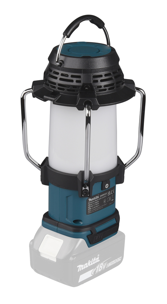 Akku-Radio-Laterne MAKITA DMR055 18V 260/190 Lumen,360°,ohne Akku u.Ladeg.
