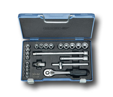 Steckschlüssel-Satz 3/8" 22-tlg UD-Profil 6-22 mm, D 30 HMU-10