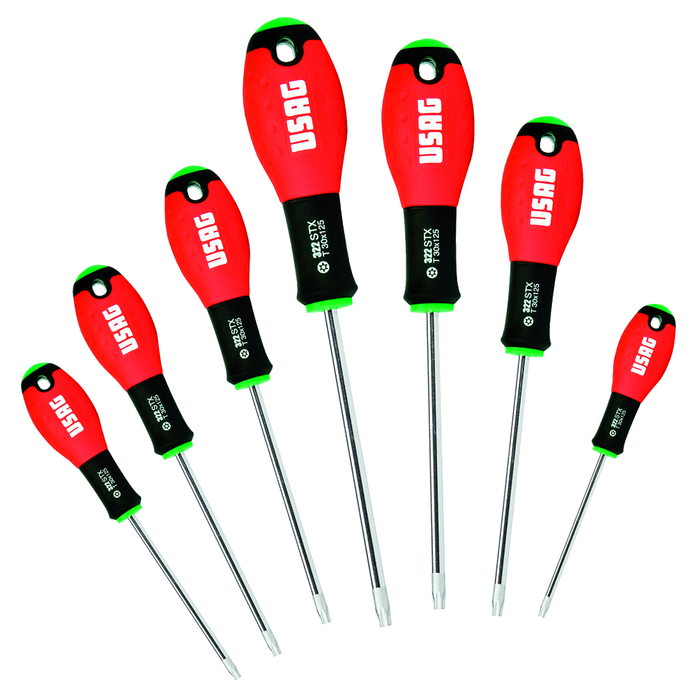 Si-Torx-Schraubenzieher-Satz U322 STX 7-teilig,für Si-Torx-Schrauben,T10-T40