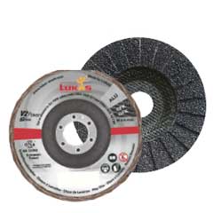 Fächerschleifscheibe V2 POWER PREMIUM,Aluminium,SIC,Typ 28,gerade