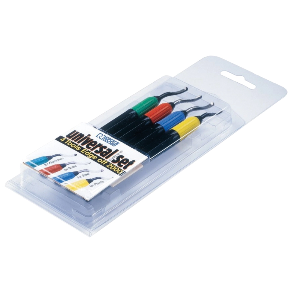 GRATNIX Univiversal-Entgrat-Set 4-teilig je 1 Klinge S10/S20/S100/S150+Halter