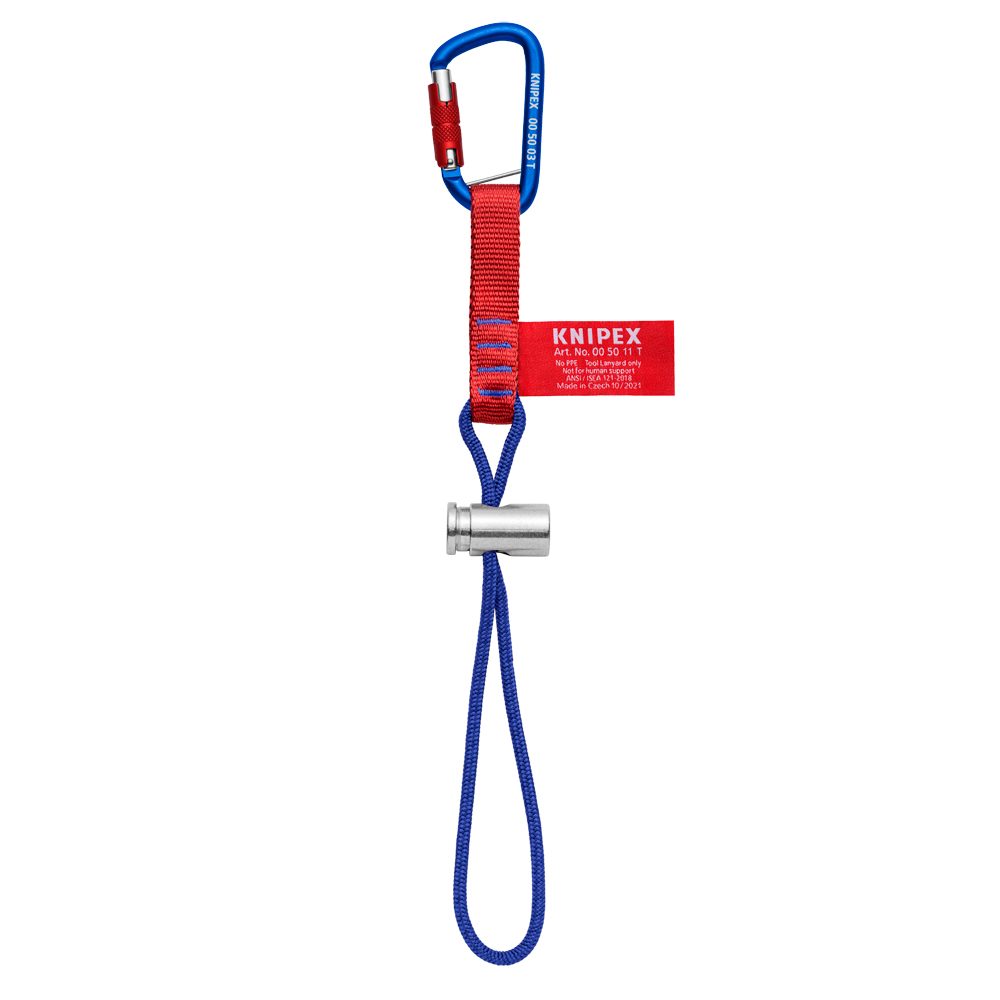 KNIPEX Adapterschl. 6kg + Mat.-Karabiner