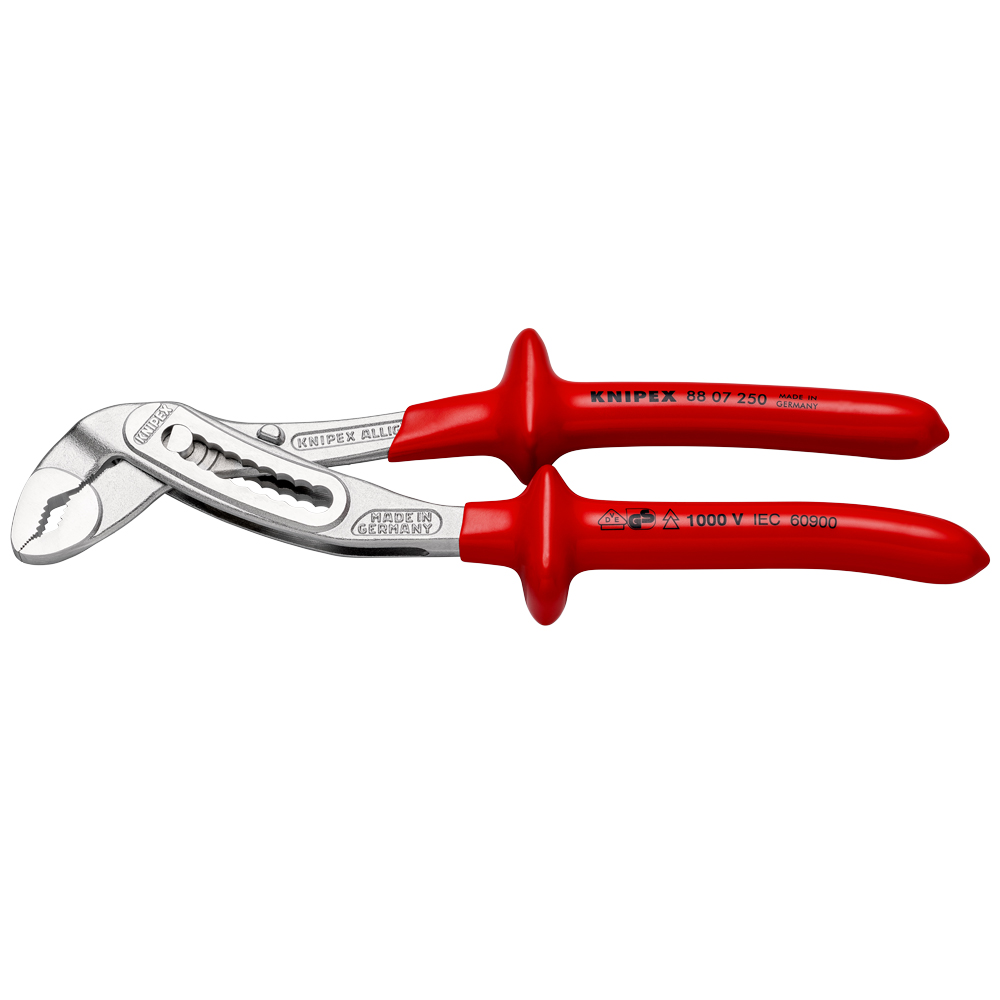 KNIPEX Alligator® 250 mm, VDE-geprüft, Wasserpumpenzange, verchromt