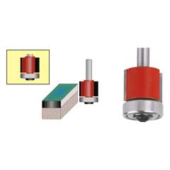 Kantenfräs+Kugellager HT6131920 19mm Kugellager 19mm,Schaft 6mm,Hartmetall