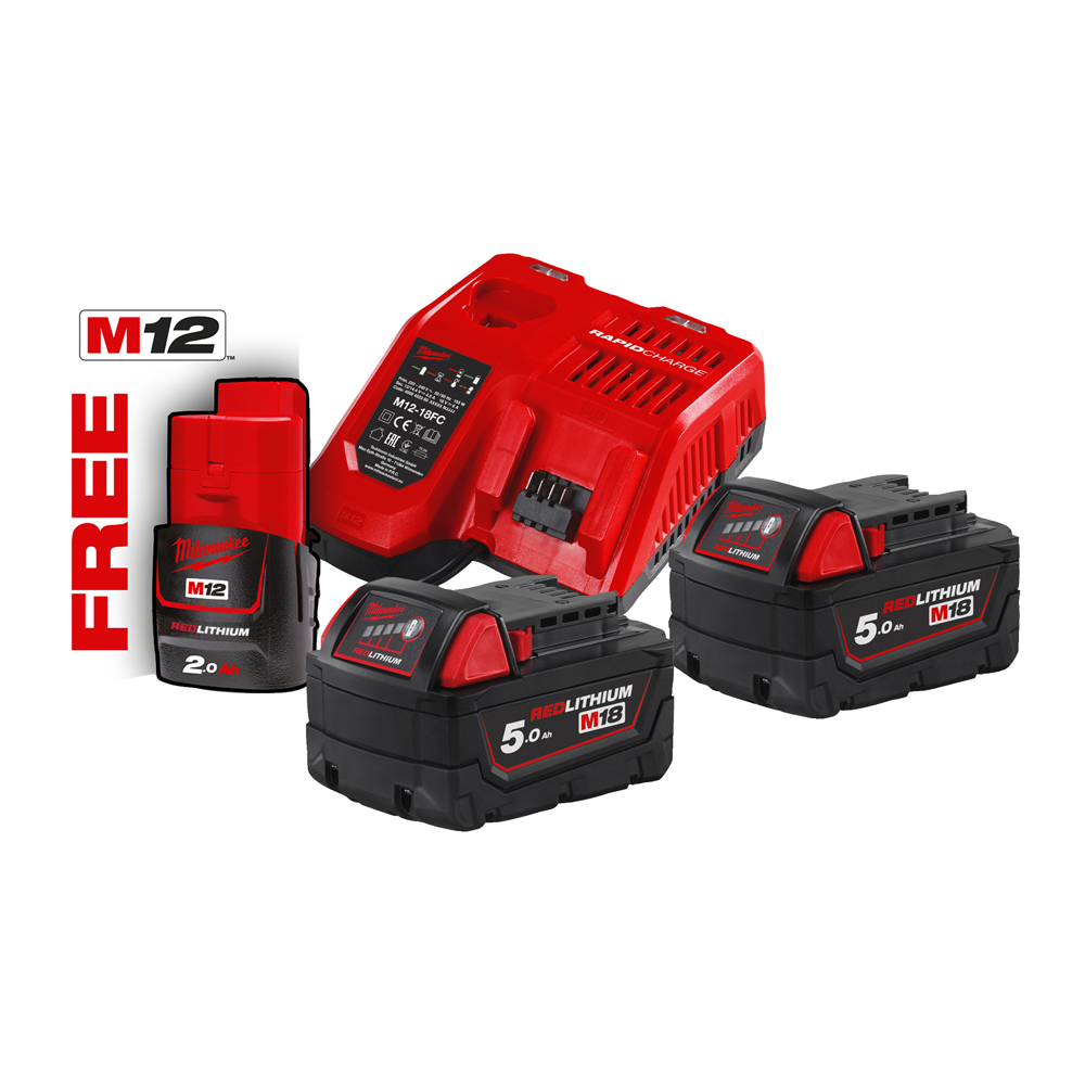 18V Starterset MILWAUKEE 18V M18NRG-502