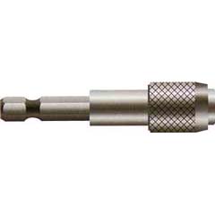 Bit-Schnellwechselfutter 60mm 1/4" für 1/4" Bits,mit Zusatz-Magnet