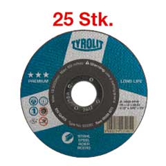 25 Stk.Trennscheiben LONG LIFE A60S-BFP,für Stahl,extra dünn