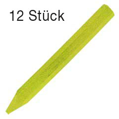12 Stück Ölsignierkreide, Farbe: gelb