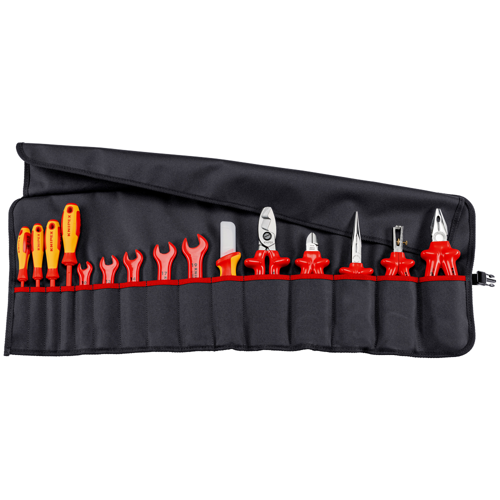 KNIPEX Sicherheits-Rolltasche 15-teilig