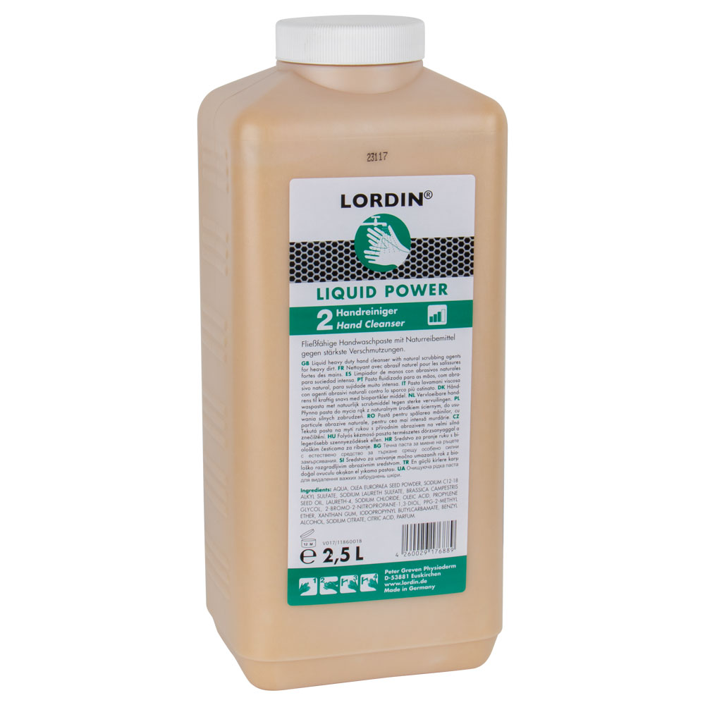 Lordin-Liquid Power Hartflasche reinigt und pflegt,mit Orangen-Duft