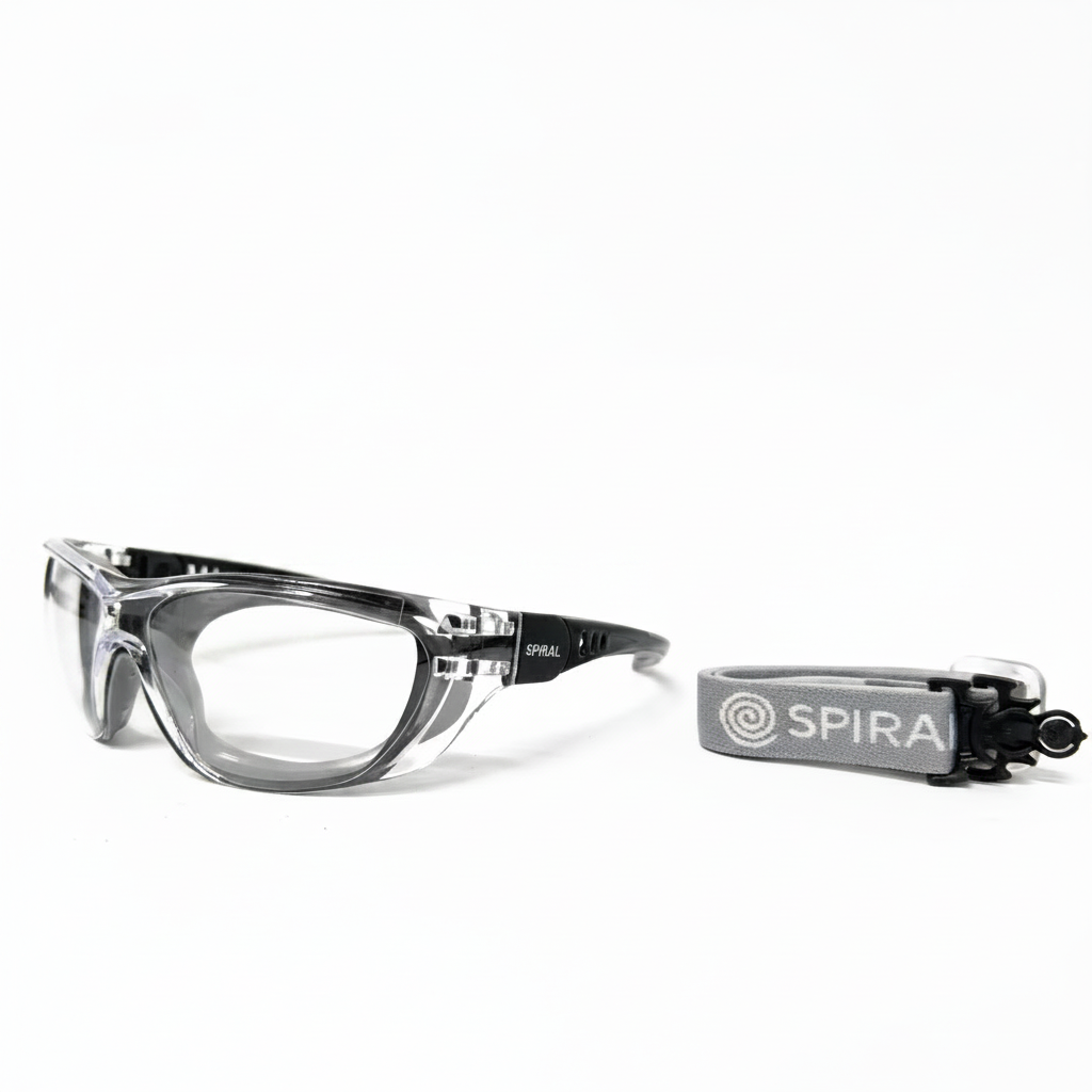 Bügelschutzbrille Spectra Supersoft klar EN 166 2 WW 1 F UV-Schutz, grau/schwarz