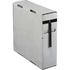 Schrumpfschlauch 12m/6,4 3,2-1 schwarz dünnwandig,ohne Kleber,in Box