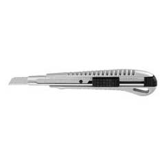 Rastertasten-Messer MINI-METAL mit 1 Abbrechklinge 0,38x9mm,Automatik