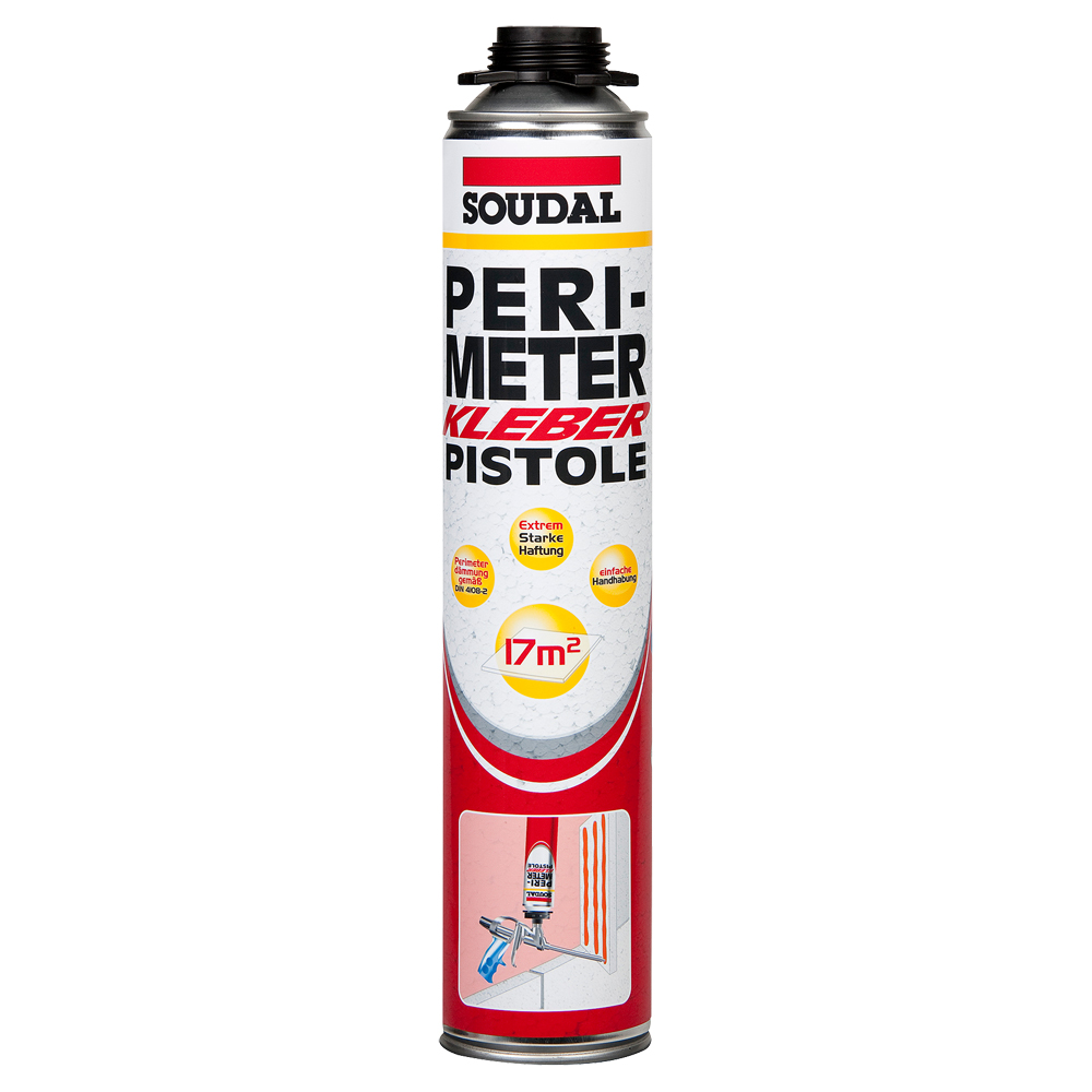 PU Perimeterkleber 1K Pistole 750ml Baustoffkl. B3,Kleben v.Hartschaumplatte
