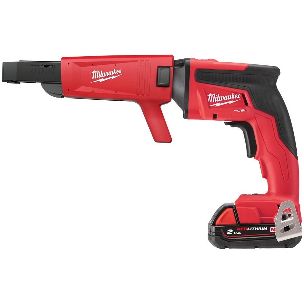 Akku-Trockenbauschrauber MILWAUKEE 18V M18FSGC-202X FUEL mit Magazinvorsatz