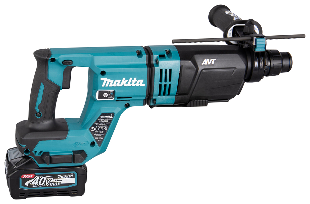 Akku-Bohrhammer MAKITA HR007GM201 40V 2x4Ah Akku,Ladegerät,Koffer