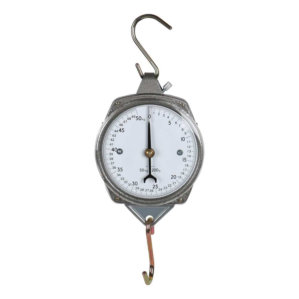 Zeiger-Federwaage 200kgx500 Gramm Tara- Justierung,Aluguss-Gehäuse,250mm