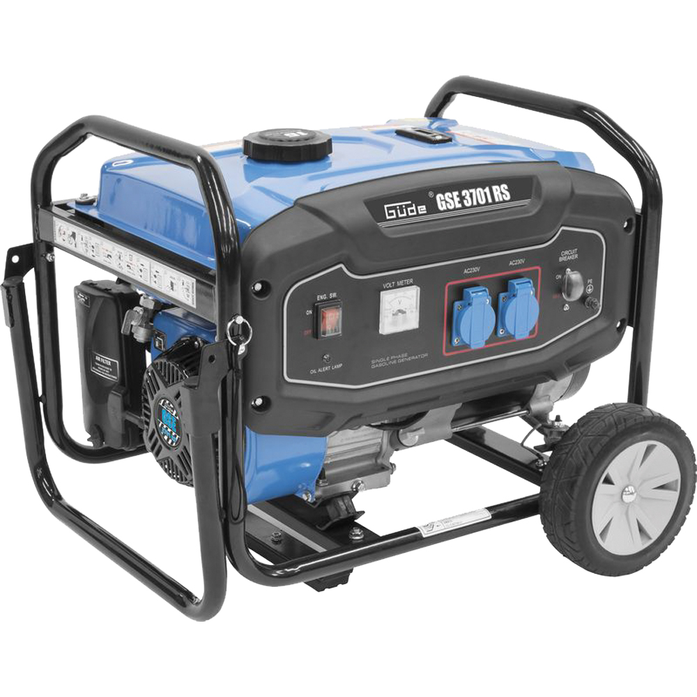 Stromerzeuger 4KW 230V,Benzin Synchrongenerator,Handstarter,Grosstank