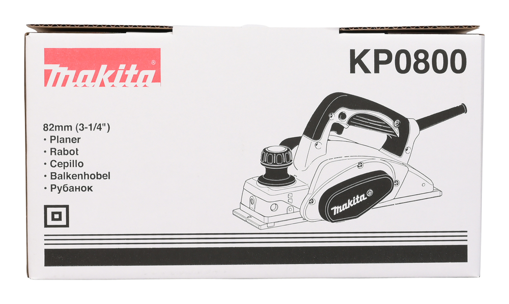 Einhandhobel KP0800 620W,82mm Hobelbreite,V-Nut,0-9mm Falztiefe