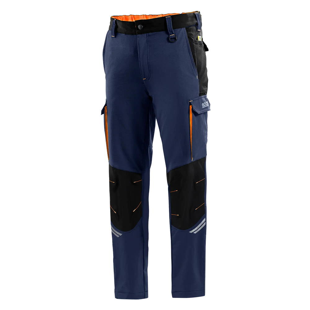 SPARCO Short Light, Größe: 2XL, Farbe: marine/neonorange