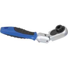 Umschalt-Kippknarre 1/4" Feinzahn 6-Kant-Bit-Aufnahme,Ergo-Griff