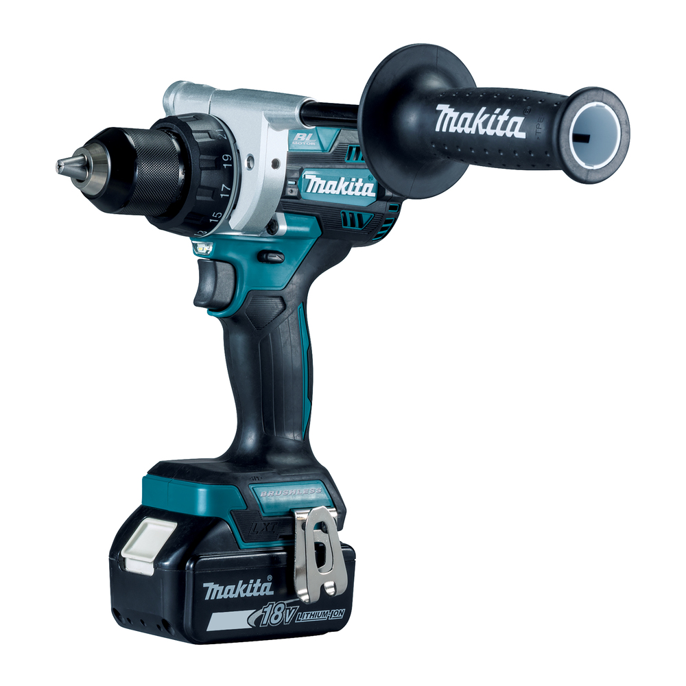 Akku-Bohrschrauber MAKITA DDF486RTJ 18V 2x5Ah Akku,13mm,0-2100U/min,Koffer,Lg