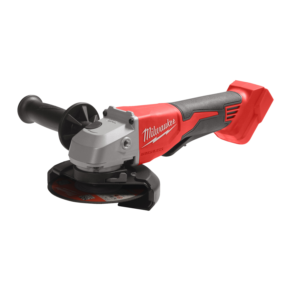 Akku-Winkelschleifer MILWAUKEE 18V M18BLSAG125XPD-0 mit Paddelschalter