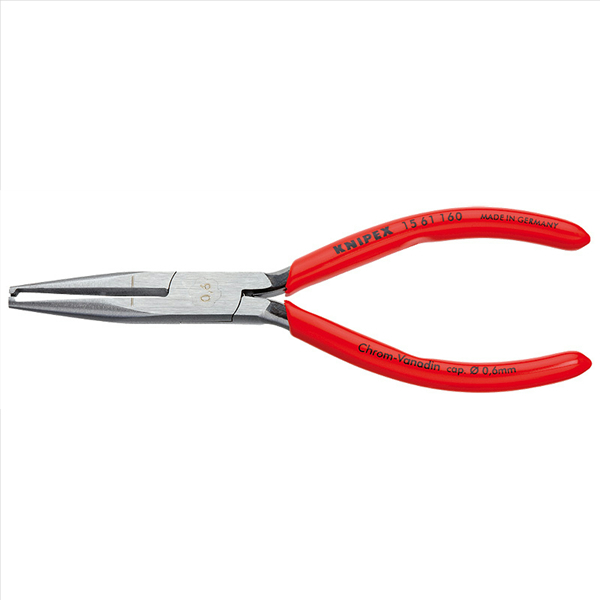 KNIPEX Abisolierzange poliert, mit Kunststoff überzogen