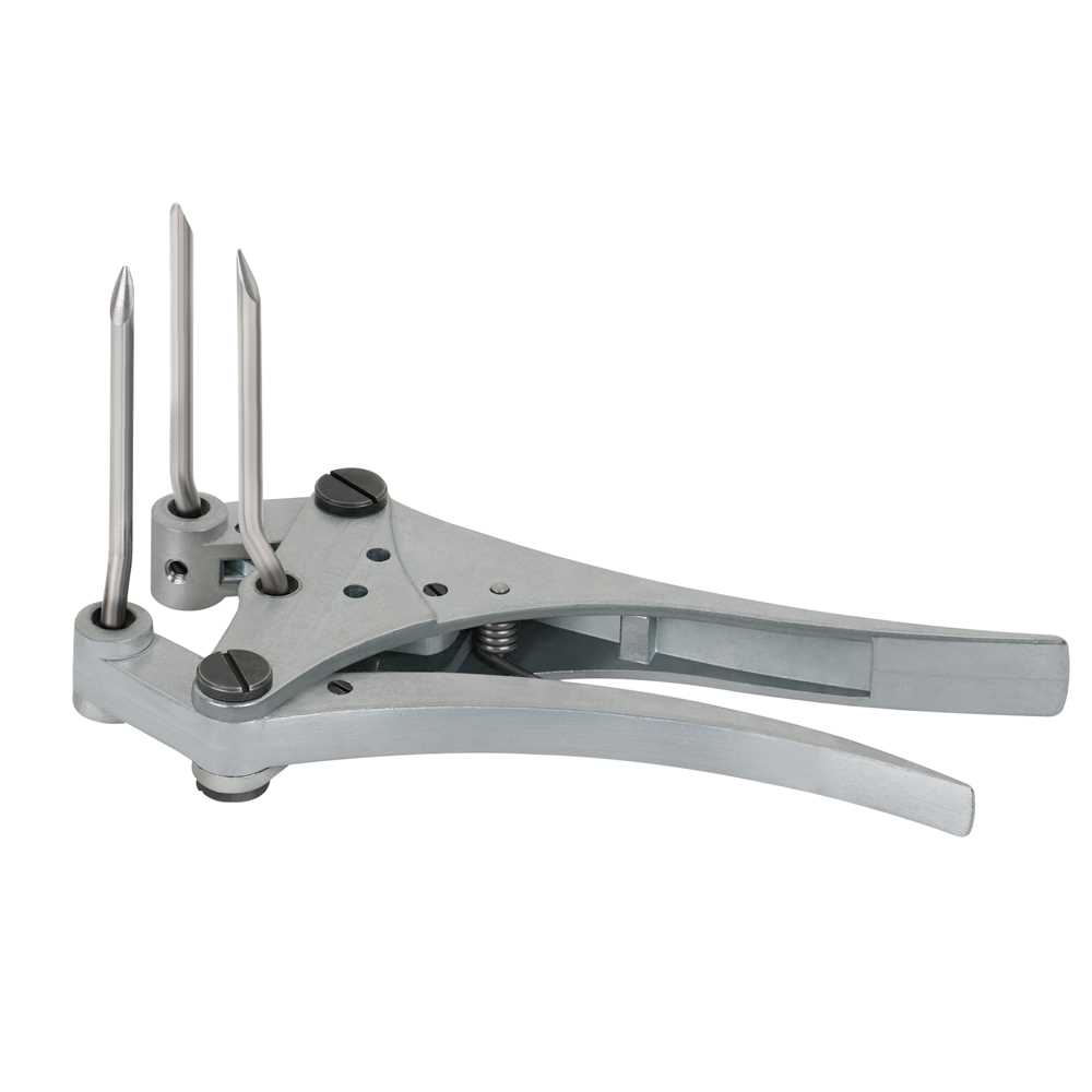 Dreidornzange Modell 1K/3 zum Aufweiten von Gummitüllen 2,5 - 5,0mm