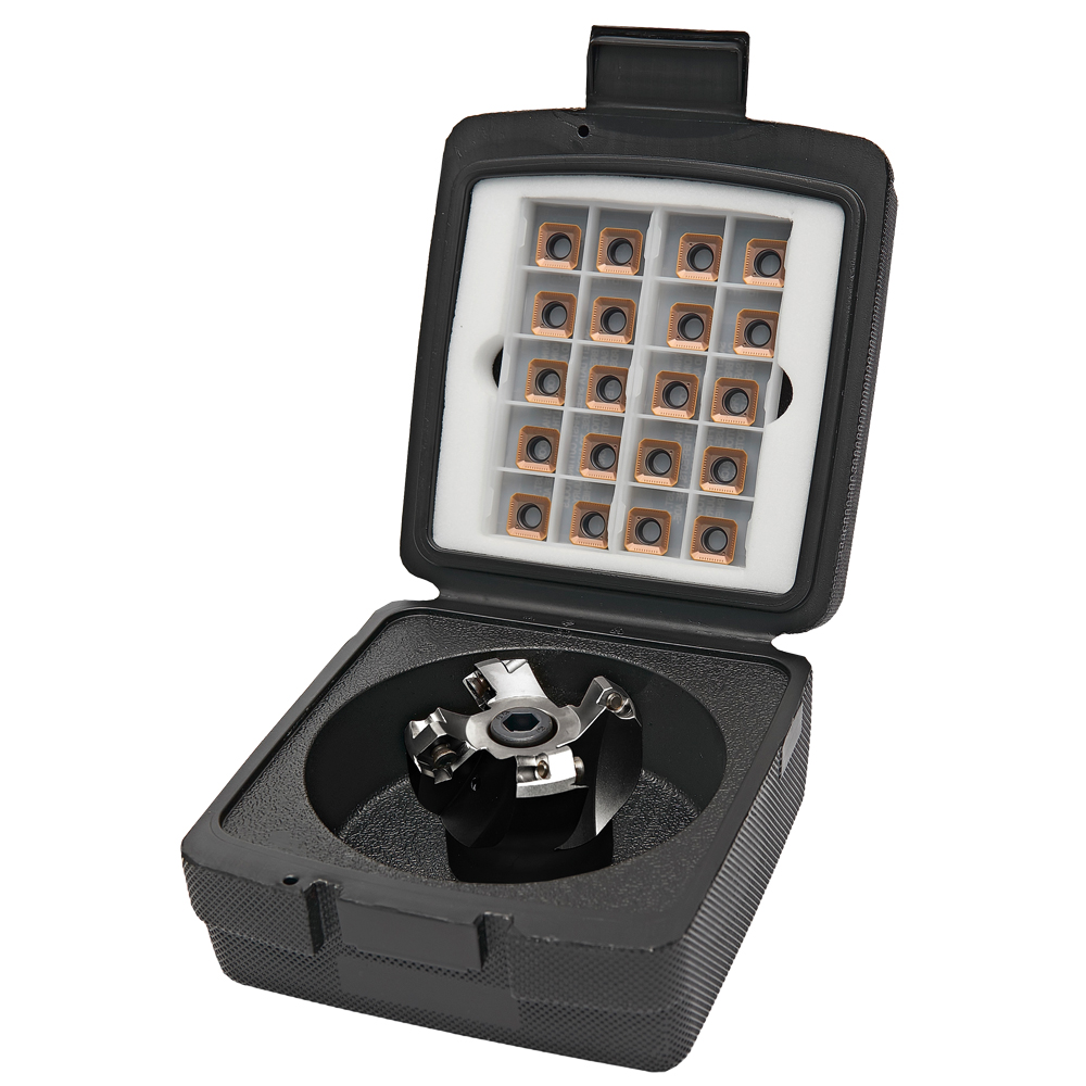 Fräserset PRO P414A 63x5 S12 D=63 Z5 inkl. 20 Stück SEKT1204AFTN MU1005