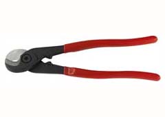 Rund-und Flachkabelschere 240mm Griffe PVC-getaucht,bis 60mm² Cu-Litzen