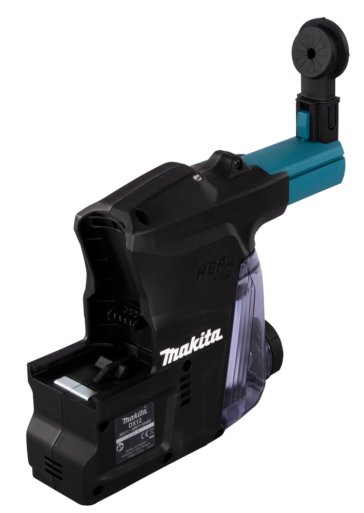 Staubabsaugung MAKITA DX12 für XGT HR003 Bohrhammer-Zubehör mit HEPA-Filter