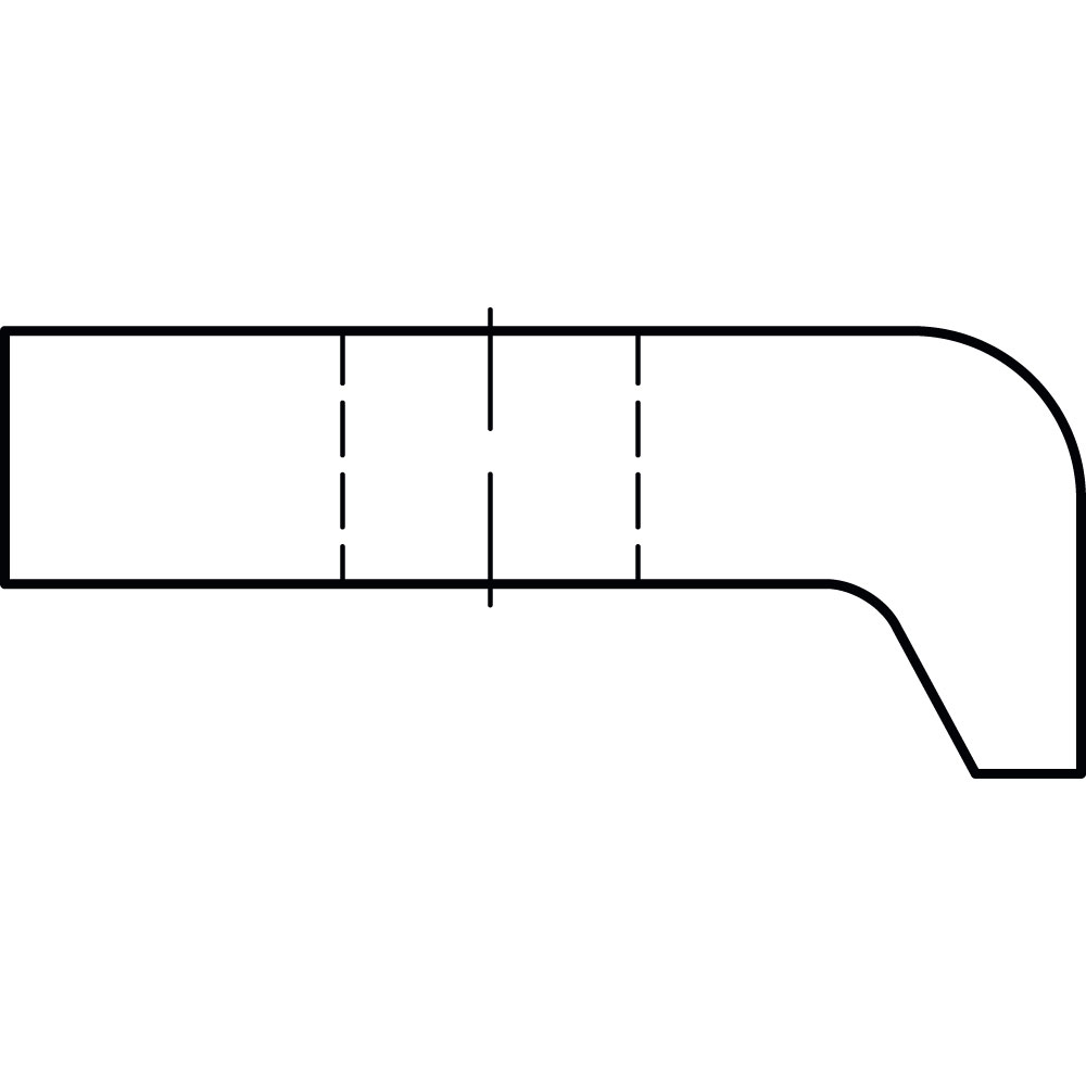 MTH-Klemmplatte Nova Grip A2K C45, galvanisch verzinkt, Dimension: 12mm