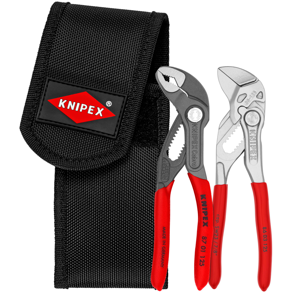 KNIPEX Zangenset in Werkzeuggürteltasche