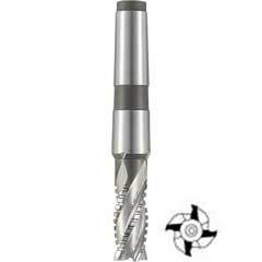 Kordel-Schruppfräser 20mm,DIN845B,ULTRA CO-HSS,mit MK und Innen-Anzugsgewinde