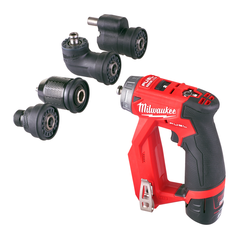 Akku-Bohrschrauber MILWAUKEE 12V M12FDDXKIT-202X FUEL m.Schnellw.bohrf.