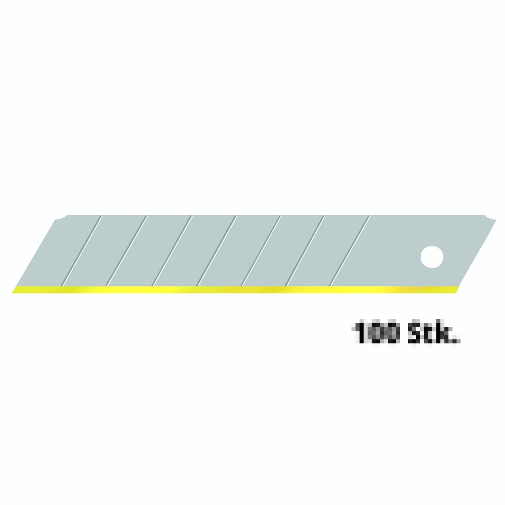 100 Stk. TIN-Abbrechklinge 18x0,63mm Longlife,extra scharf