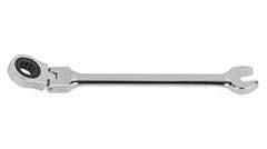 Gabel-Ring-Ratsch-Gelenkschlüssel 12mm Chrom-Vanadium,180° kippbar