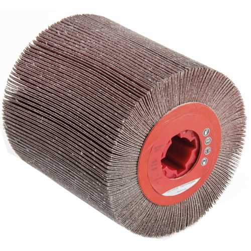 Lamellenschleifwalze 100x100x19mm, zum Feinschleifen, Körnung: 40