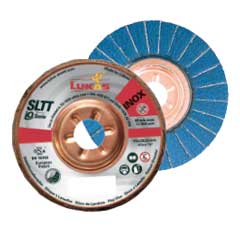 Fächerschleifscheibe ,SLTT, PREMIUM,INOX,Z Power,Typ 28,gerade, Außendurchmesser: 115mm, Körnung: 40