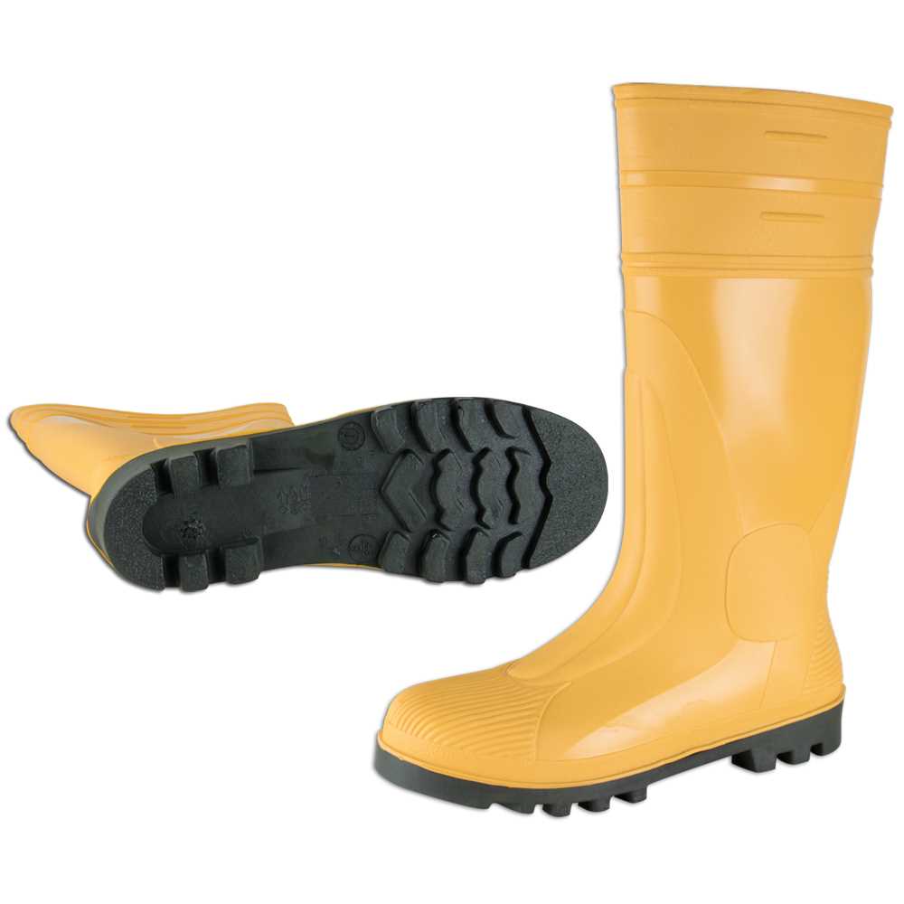 Sicherheitsstiefel gelb, Stahlkappe und Stahl-Zwischensohle S5, Größe: 37