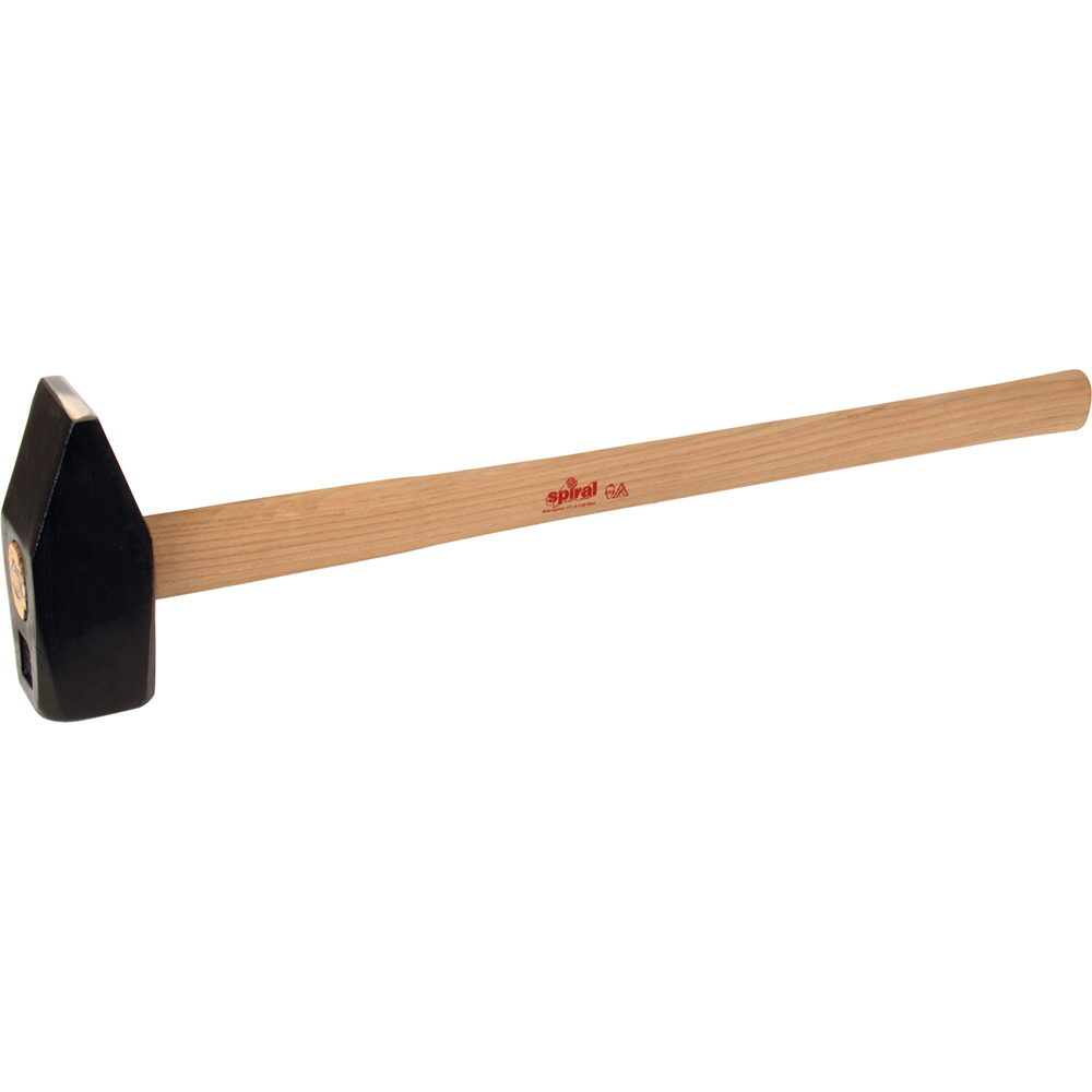 Vorschlaghammer mit Eschenstiel, DIN 1042,absplitter-sicher, Nettogewicht: 3000g
