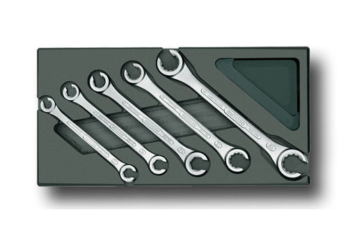 Doppelringschlüssel-Satz, offen, in 1/3 ES-Modul, 1500 ES-400