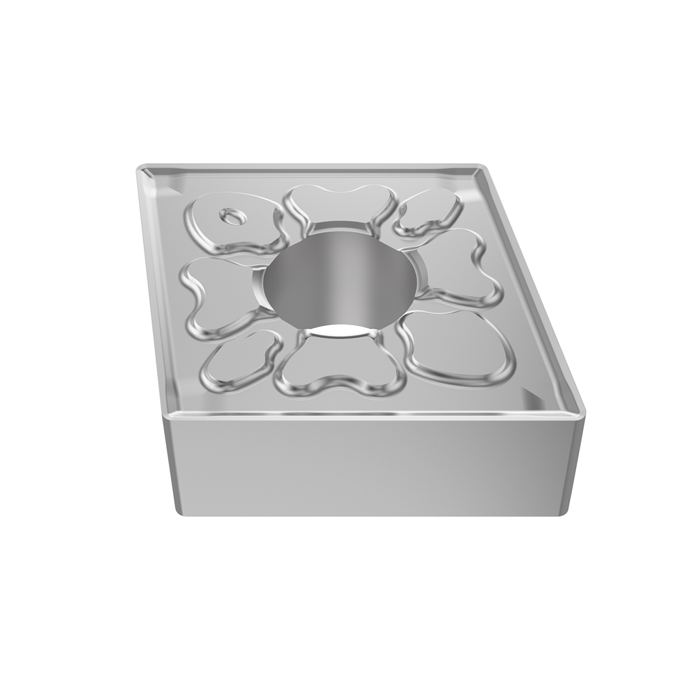 SEOC Negative Wendeplatte CNMG, Rostfrei, ISO-Bereich M, ISO-Code: CNMG120412, Geometrie: MF4