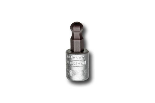 Schraubendrehereinsatz 1/4" Kugelkopf , Innen-6-kant, Größe: 4mm